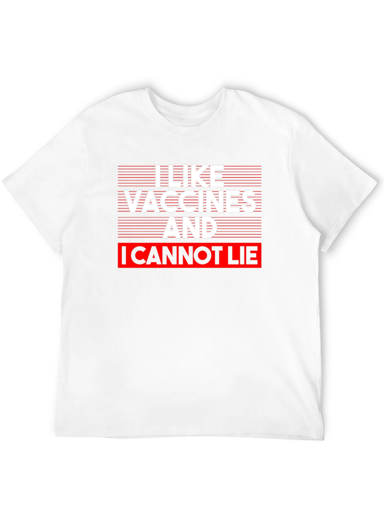 Camiseta Me Gustan las Vacunas y No Puedo Mentir
