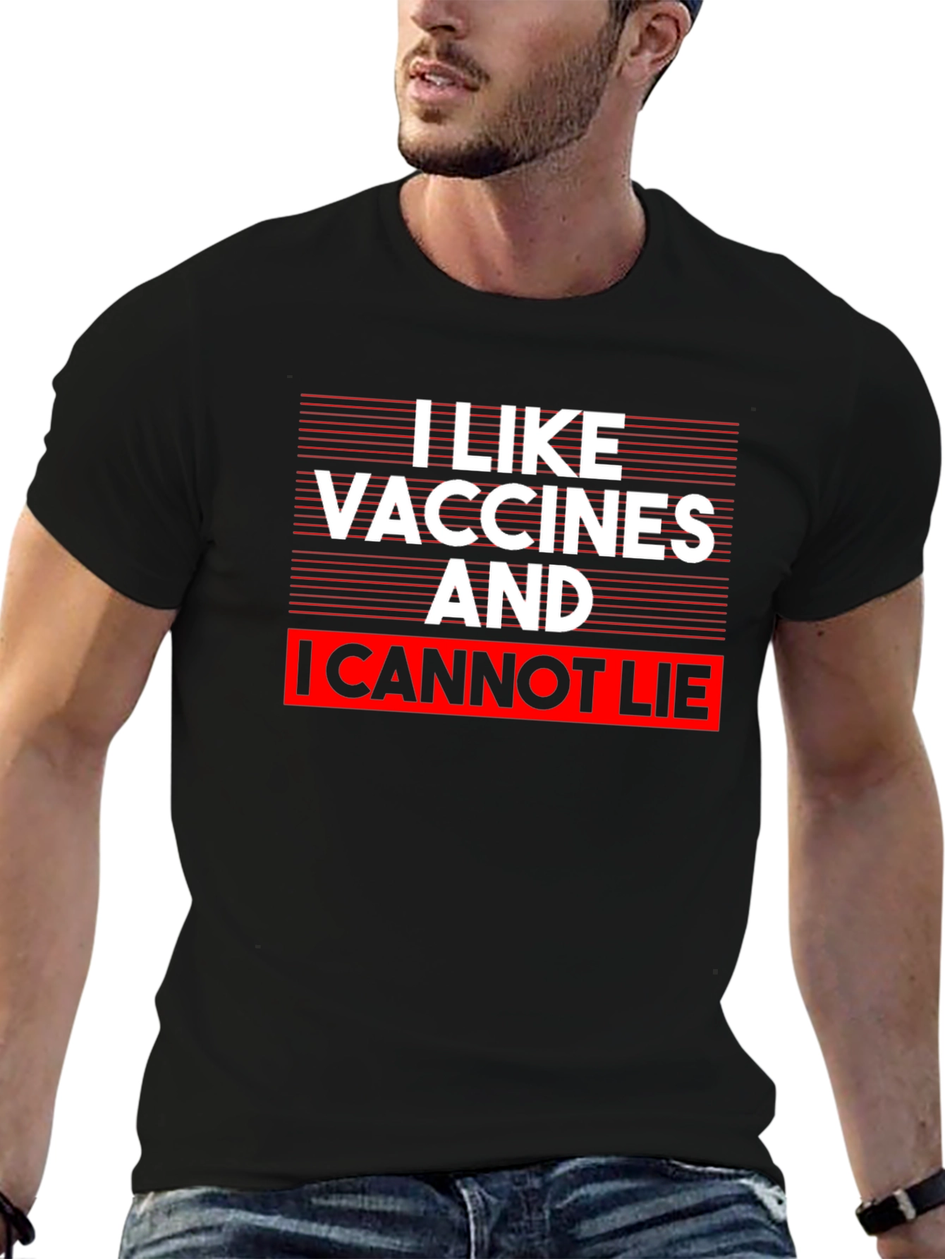 Camiseta Me Gustan las Vacunas y No Puedo Mentir