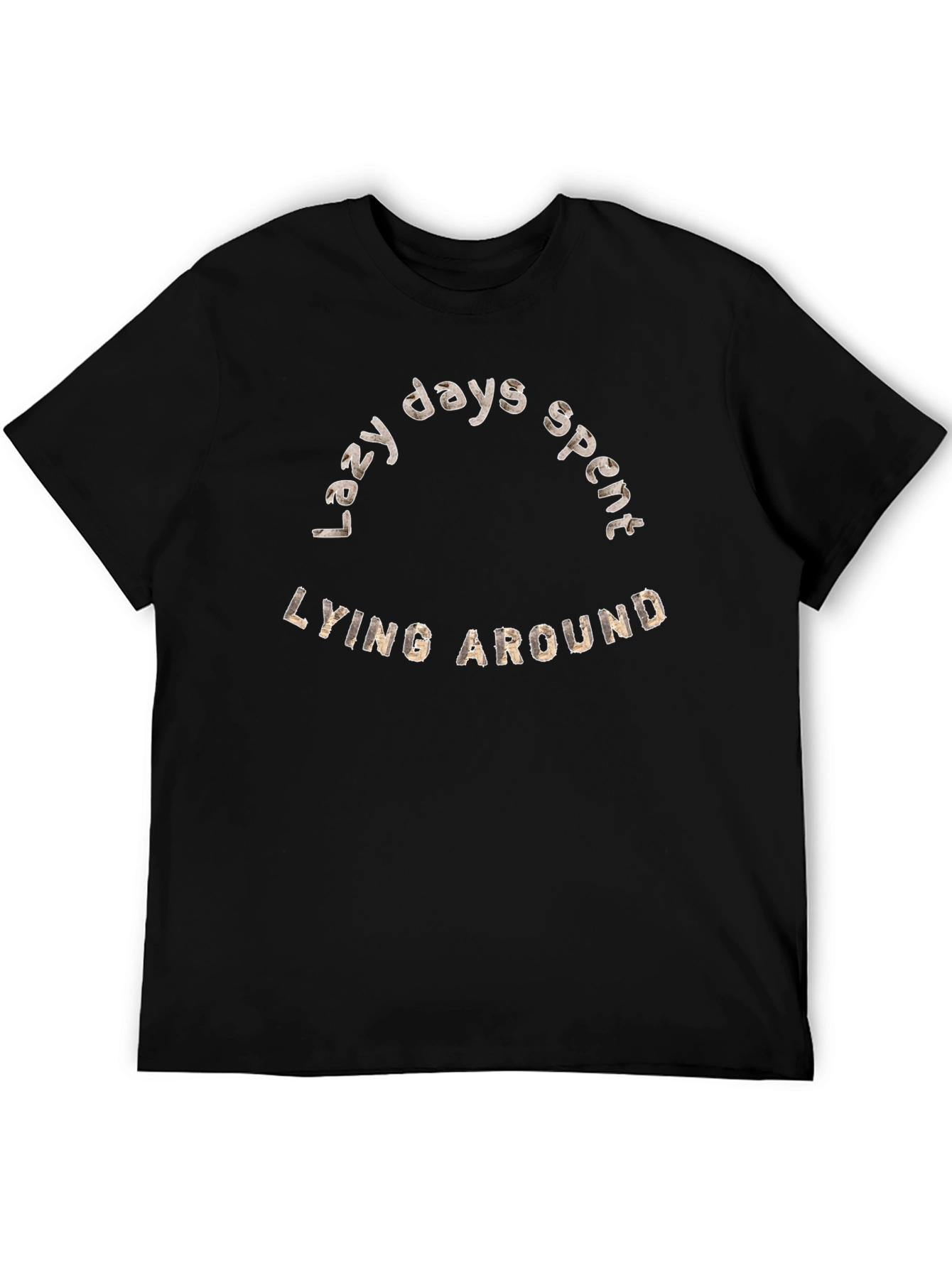 Camiseta Negra: Días de Relax