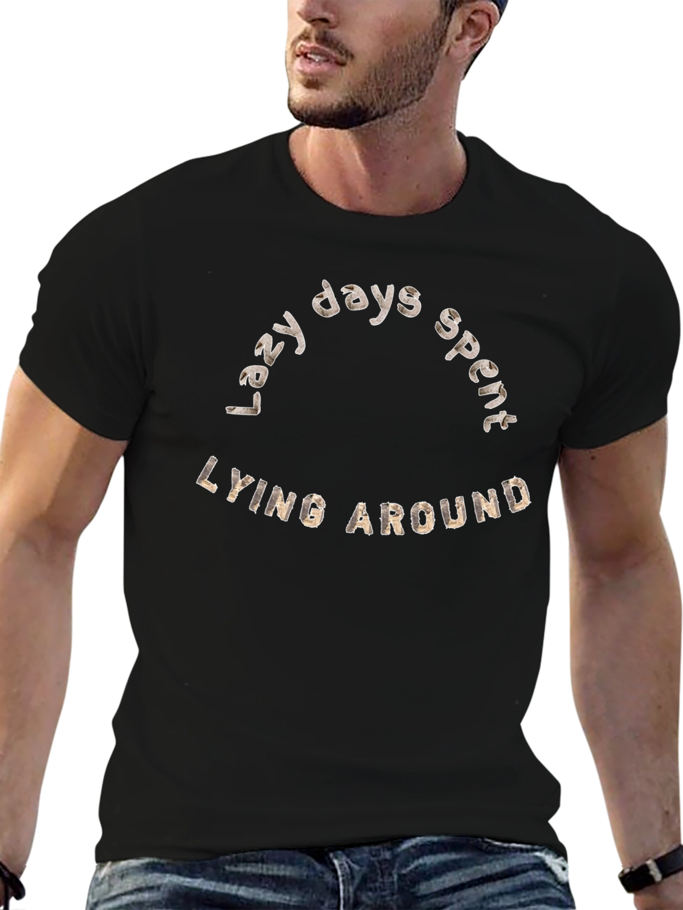 Camiseta Negra: Días de Relax
