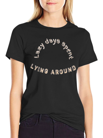 Camiseta Negra: Días de Relax