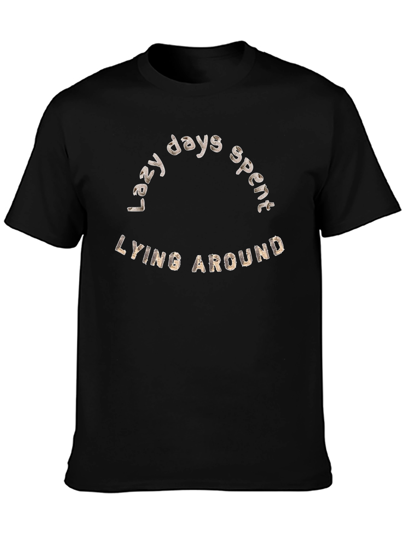 Camiseta Negra: Días de Relax