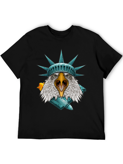 Camiseta Águila Estatua Libertad - Estilo Patriótico