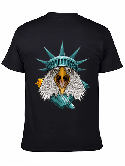 Camiseta Águila Estatua Libertad - Estilo Patriótico