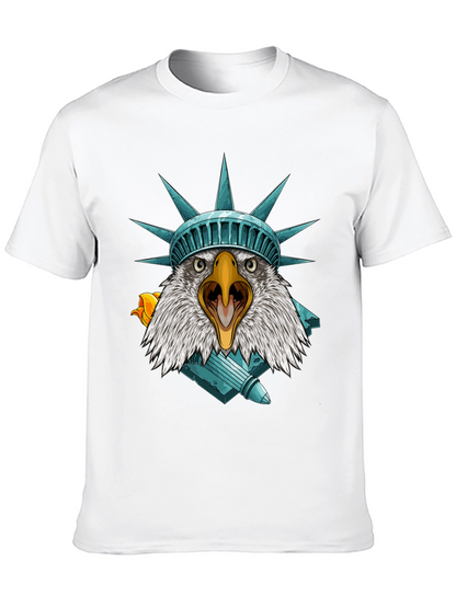 Camiseta Águila Estatua Libertad - Estilo Patriótico