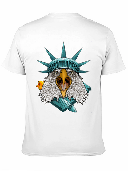 Camiseta Águila Estatua Libertad - Estilo Patriótico