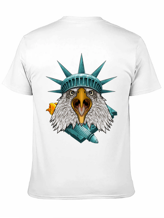 Camiseta Águila Estatua Libertad - Estilo Patriótico