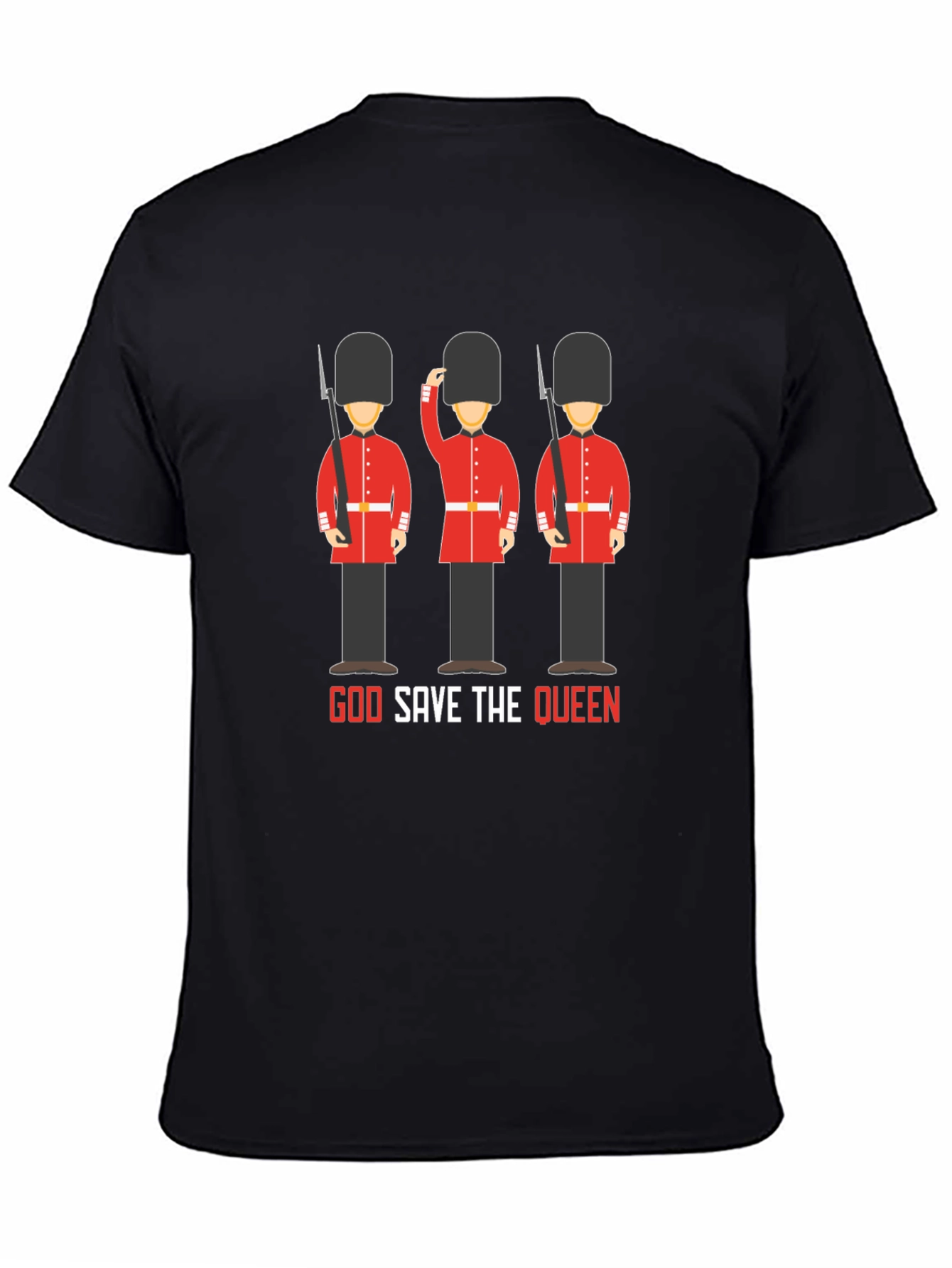Camiseta Negra God Save the Queen