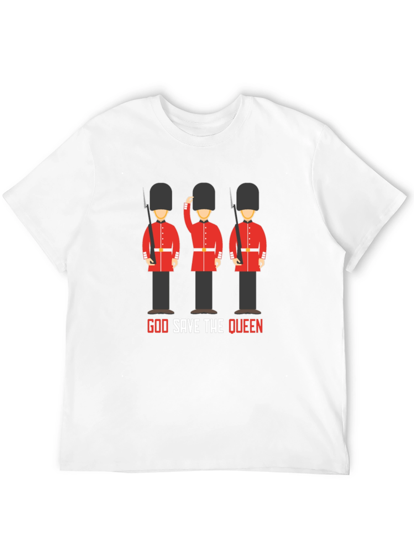 Camiseta Negra God Save the Queen