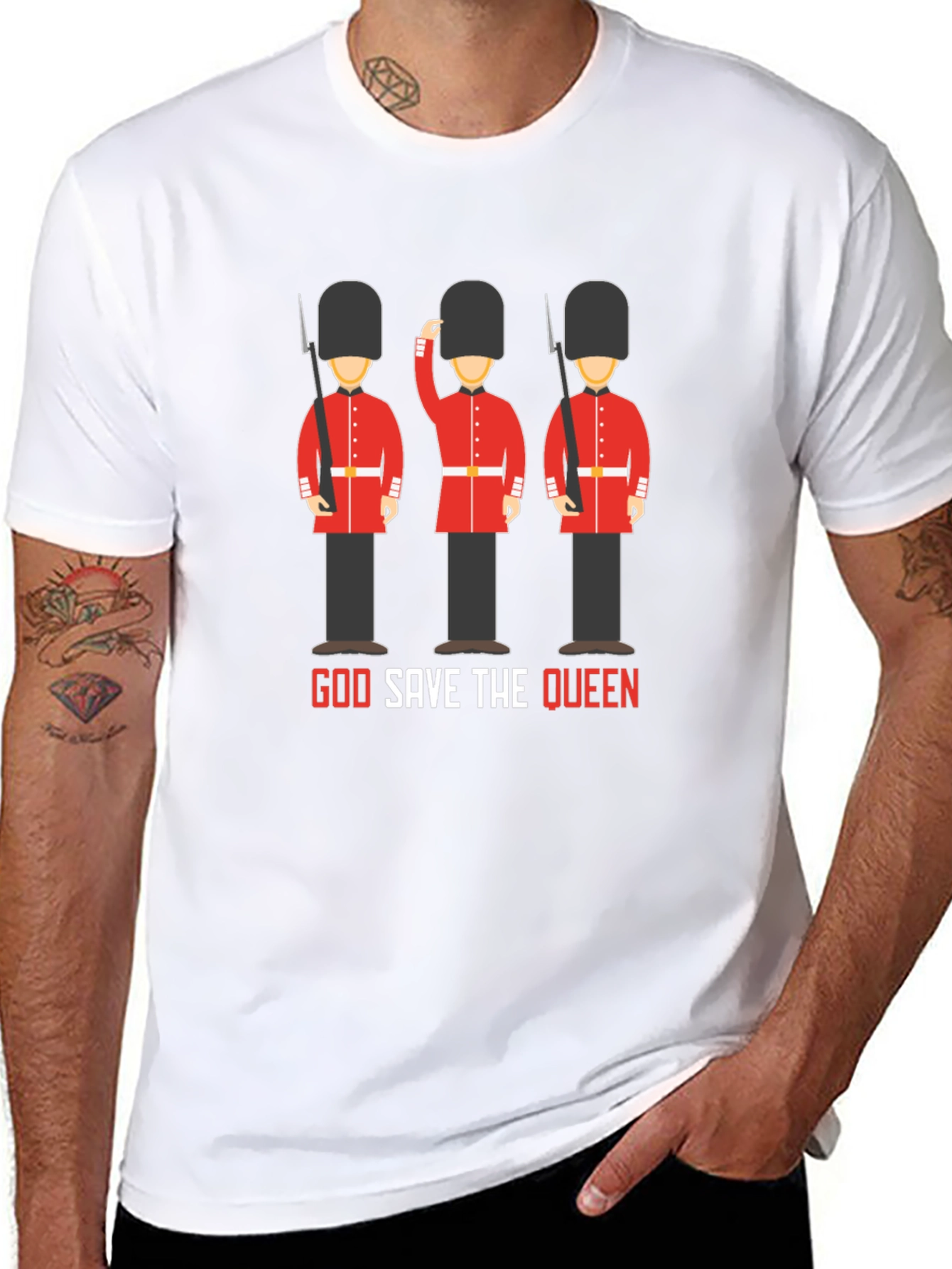 Camiseta Negra God Save the Queen