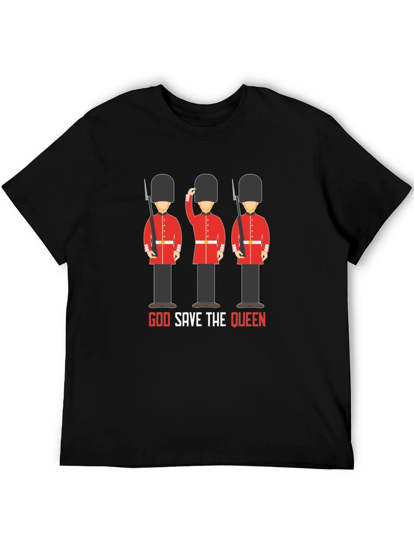 Camiseta Negra God Save the Queen