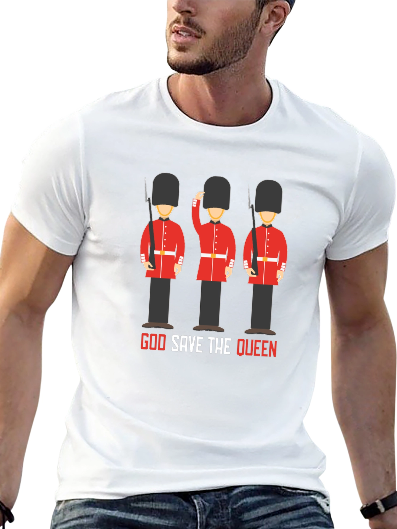 Camiseta Negra God Save the Queen