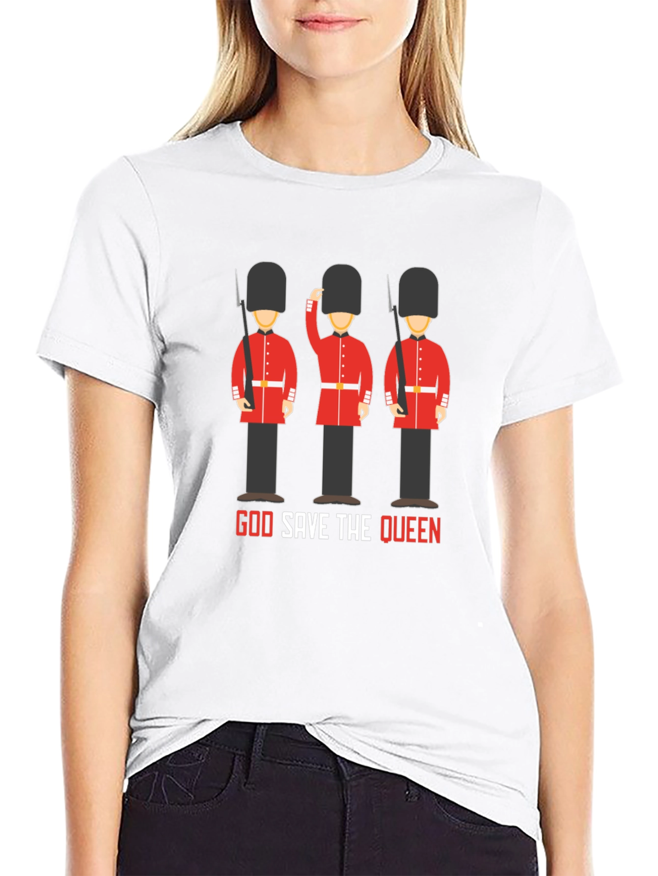 Camiseta Negra God Save the Queen