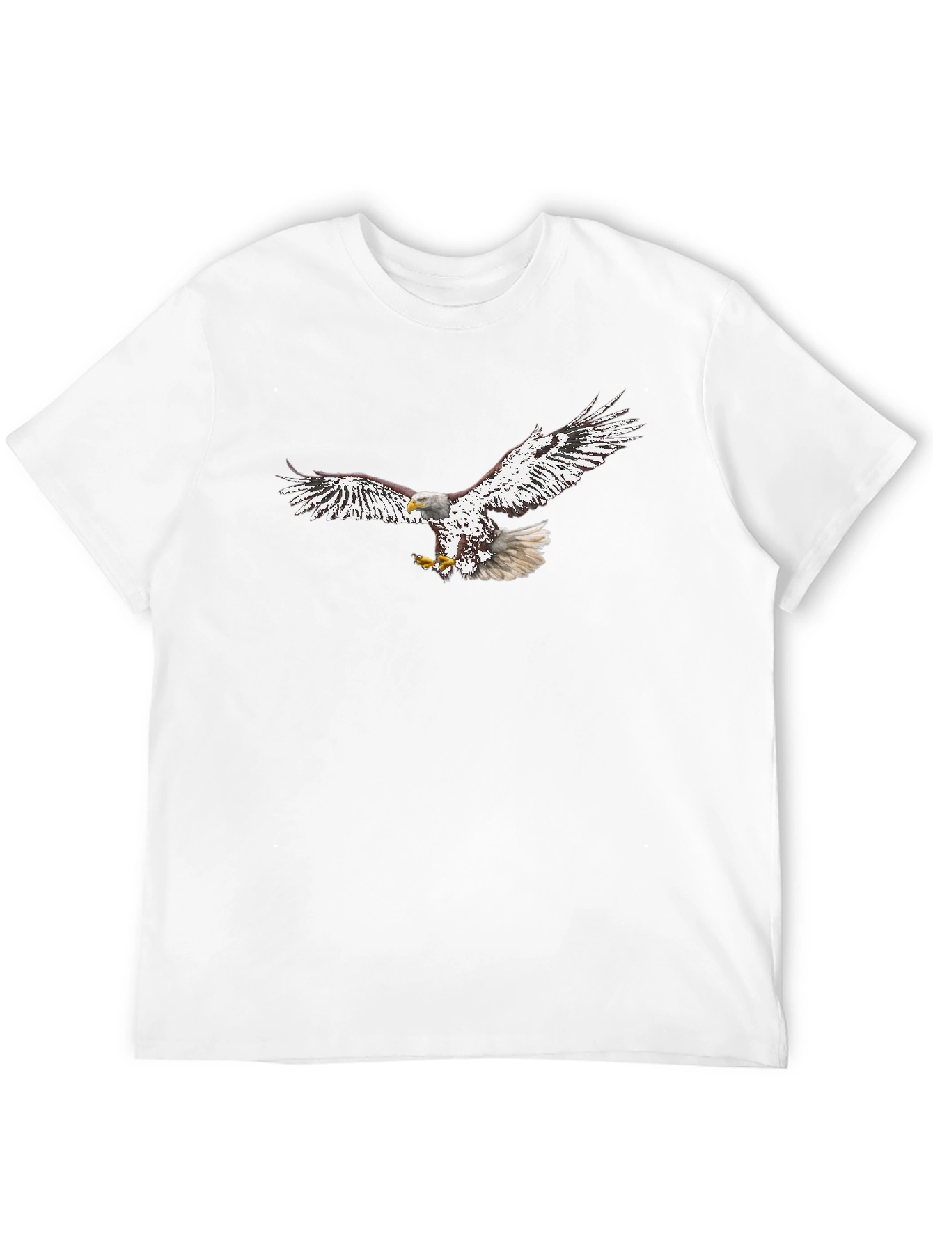 Camiseta Negra con Águila Imponente