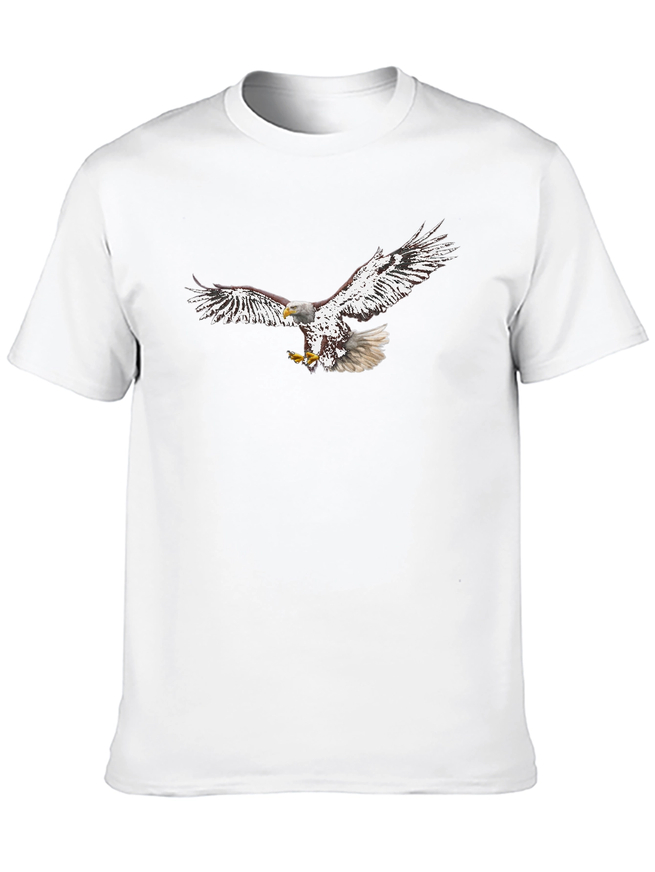 Camiseta Negra con Águila Imponente