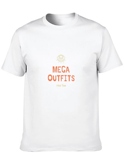 Camiseta Negra Mega Outfits - Diseño Moderno