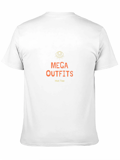 Camiseta Negra Mega Outfits - Diseño Moderno