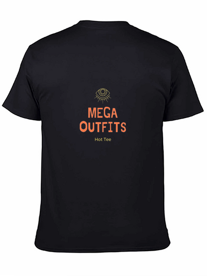 Camiseta Negra Mega Outfits - Diseño Moderno
