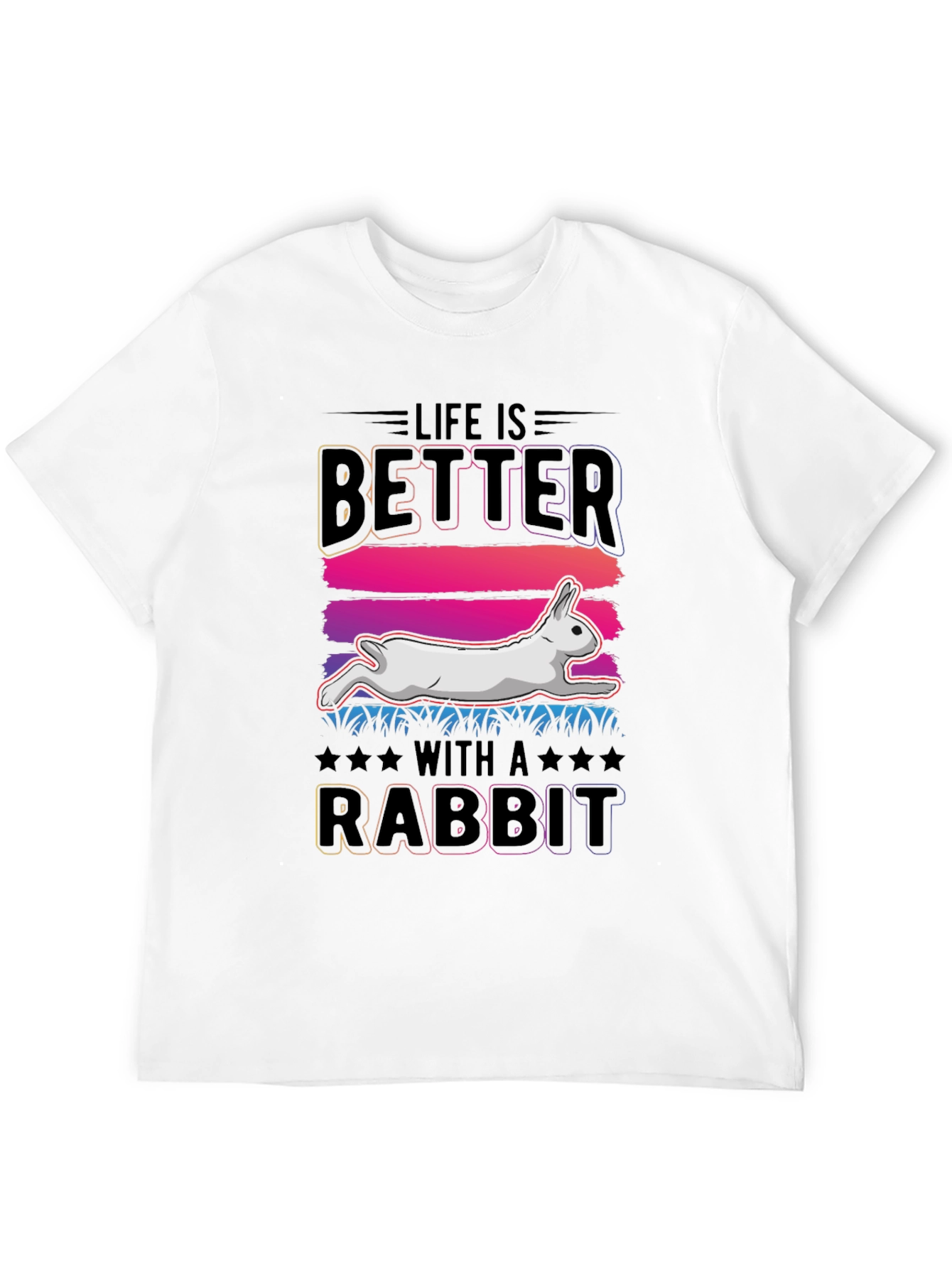 Camiseta La Vida es Mejor con un Conejo