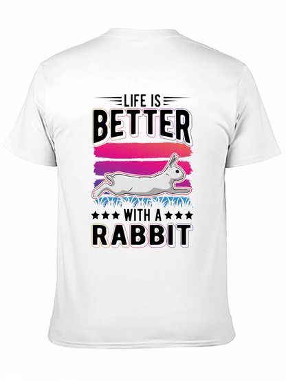 Camiseta La Vida es Mejor con un Conejo