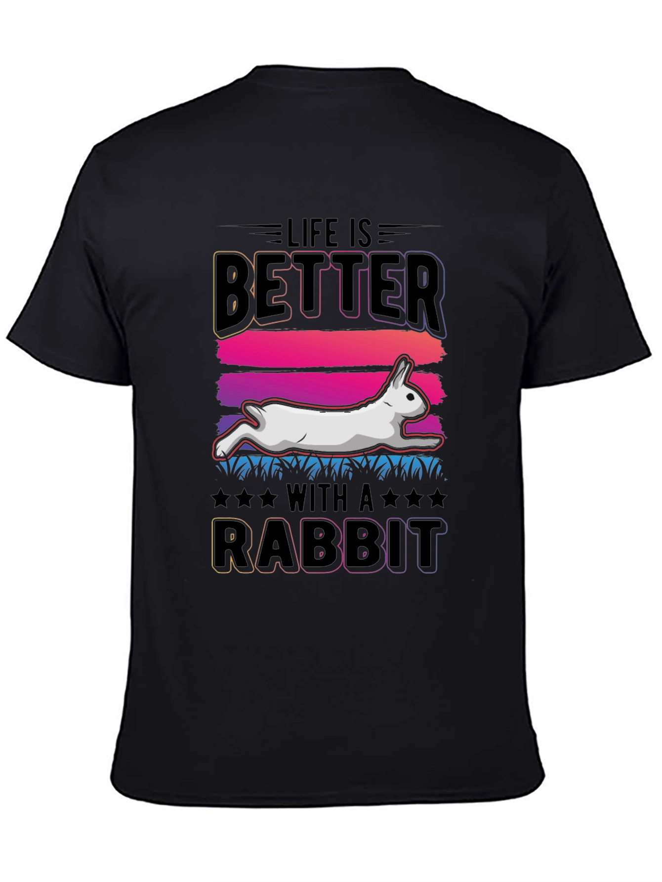 Camiseta La Vida es Mejor con un Conejo