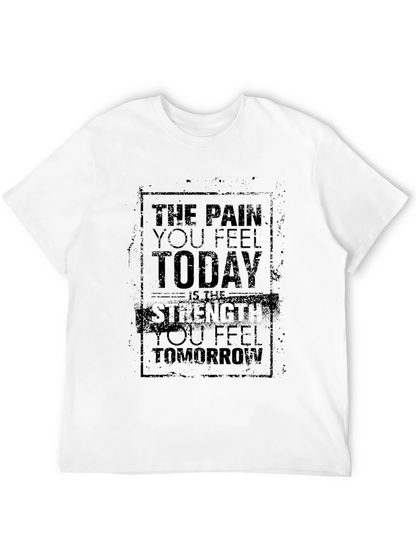 Camiseta Negra Motivacional para Hombre