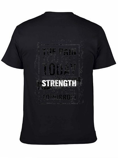 Camiseta Negra Motivacional para Hombre
