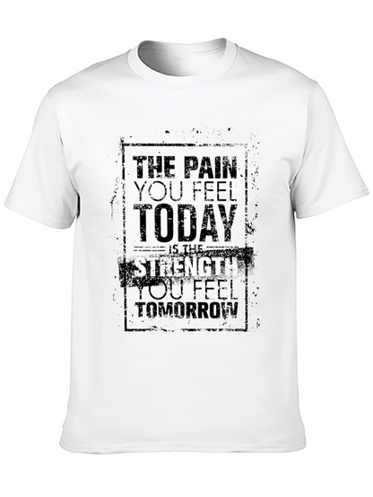 Camiseta Negra Motivacional para Hombre