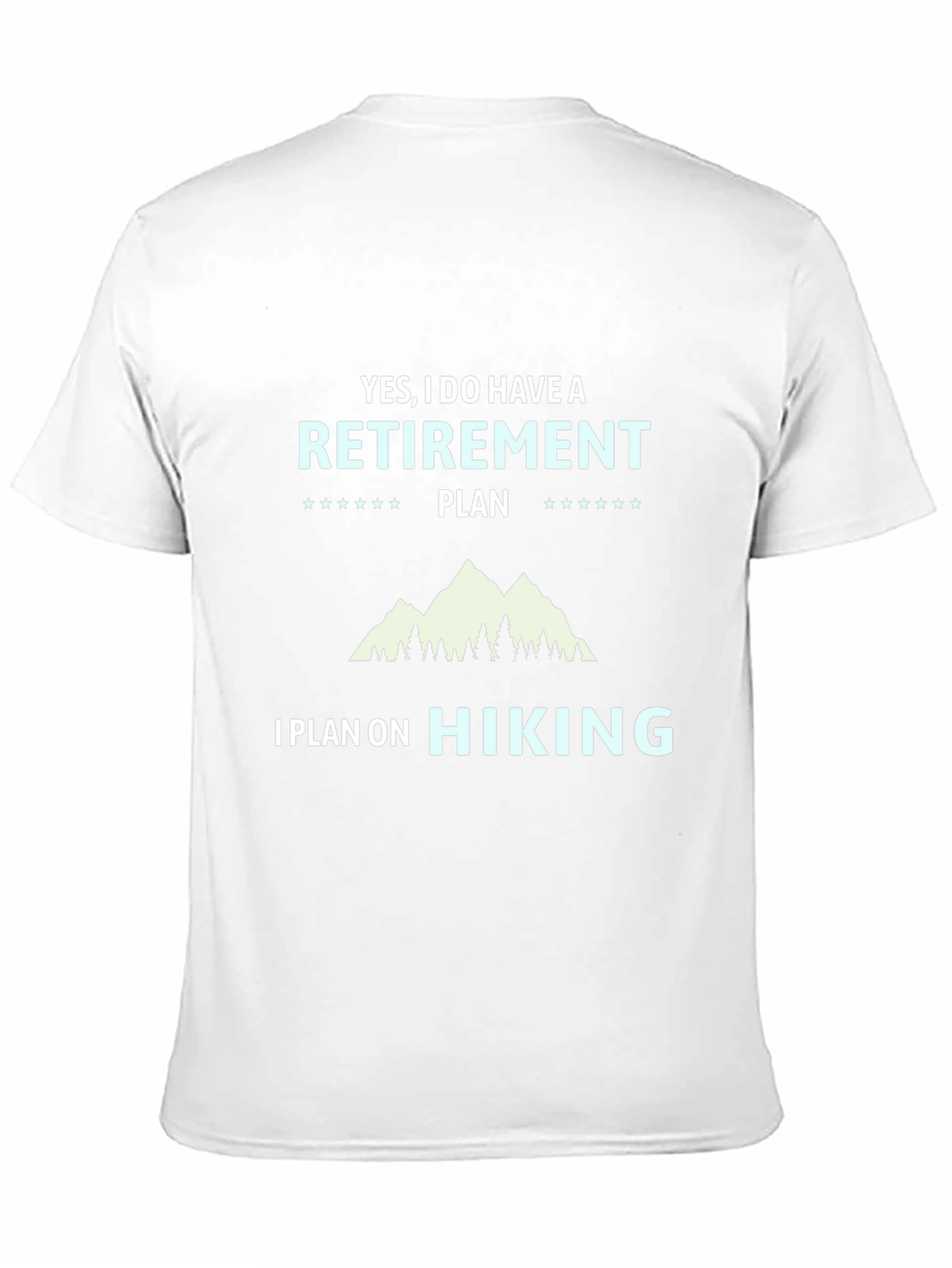 Camiseta Negra Plan de Retiro Senderismo