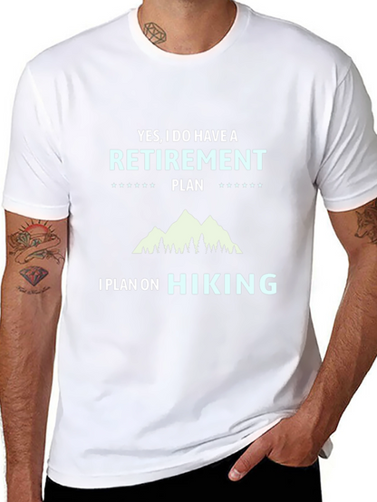 Camiseta Negra Plan de Retiro Senderismo
