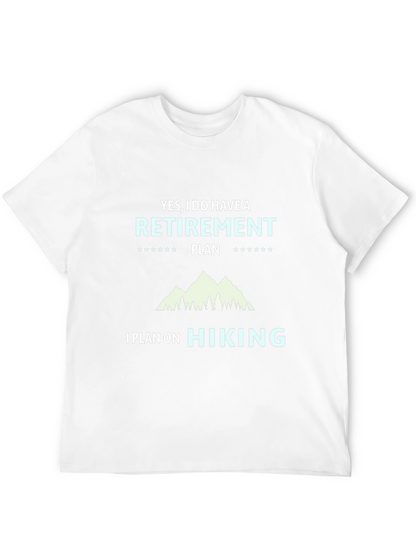 Camiseta Negra Plan de Retiro Senderismo