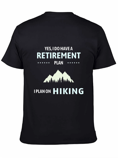 Camiseta Negra Plan de Retiro Senderismo