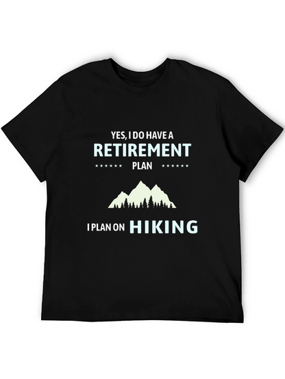 Camiseta Negra Plan de Retiro Senderismo
