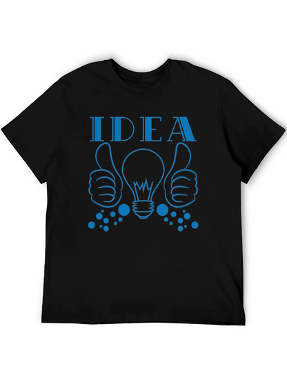 Camiseta Negra Idea Creativa y Original