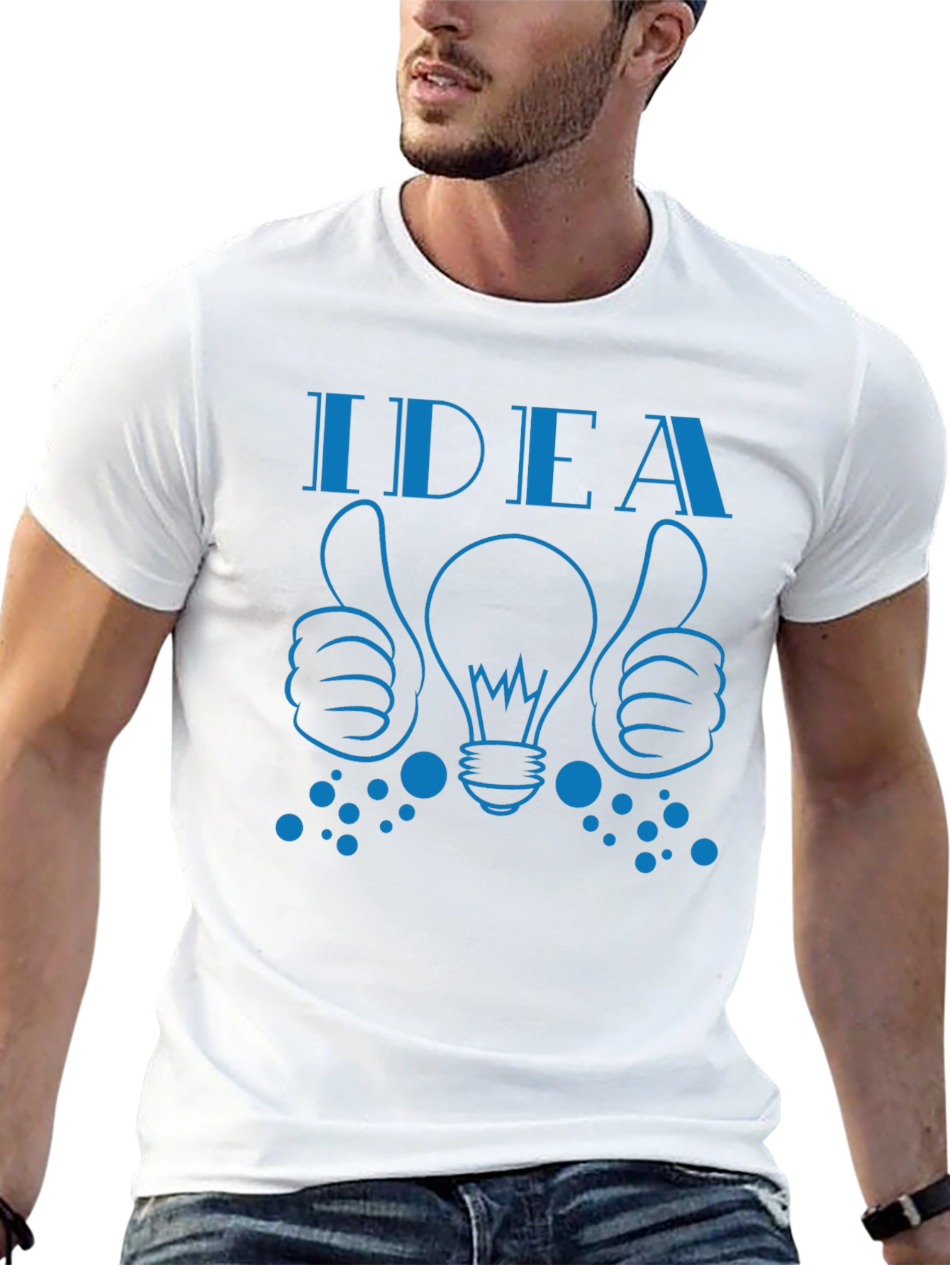 Camiseta Negra Idea Creativa y Original