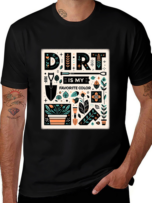 Camiseta Negra La Tierra es mi Color Favorito