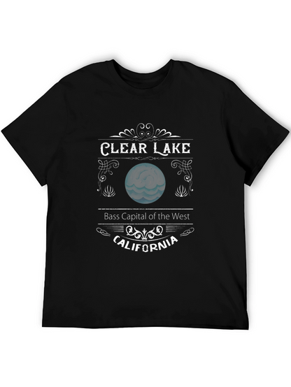 Camiseta Negra Clear Lake California