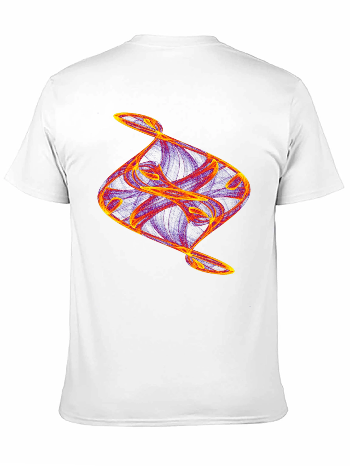 Camiseta Negra con Diseño Abstracto Llamativo