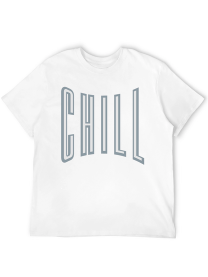 Camiseta Negra Casual - Diseño Chill Moderno