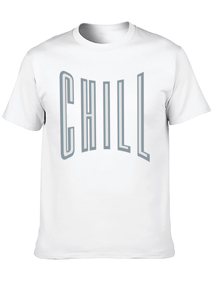 Camiseta Negra Casual - Diseño Chill Moderno