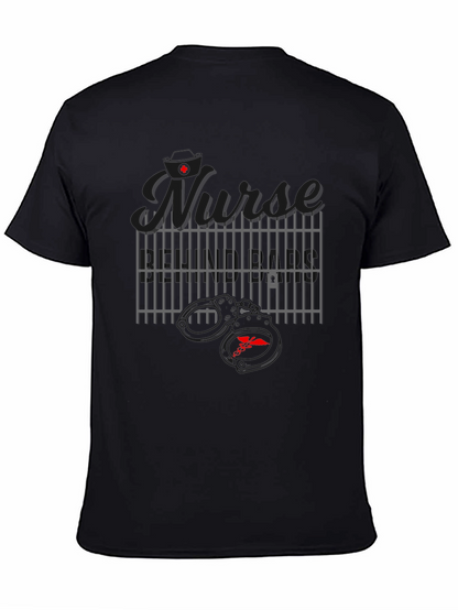 Camiseta Negra Nurse Jail