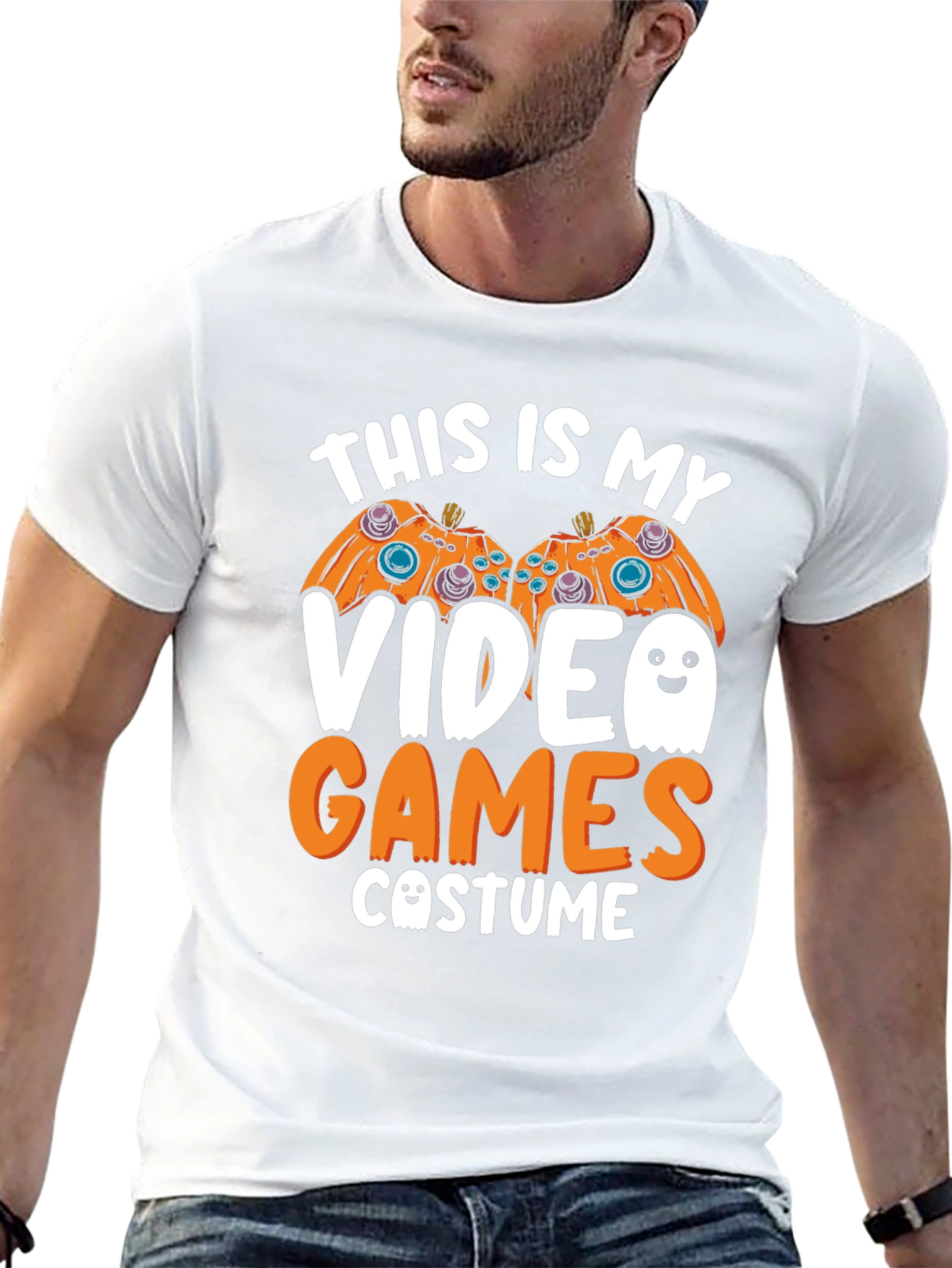 Camiseta Halloween Gamer: Este es mi disfraz