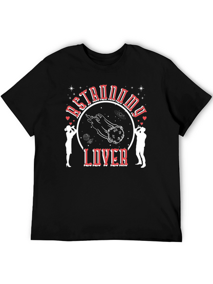 Camiseta Negra Astronomy Lover