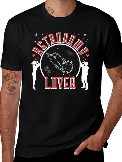 Camiseta Negra Astronomy Lover