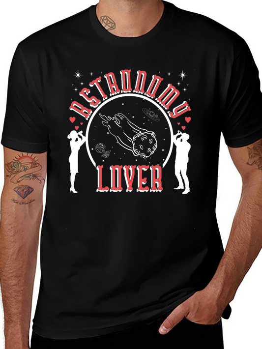 Camiseta Negra Astronomy Lover