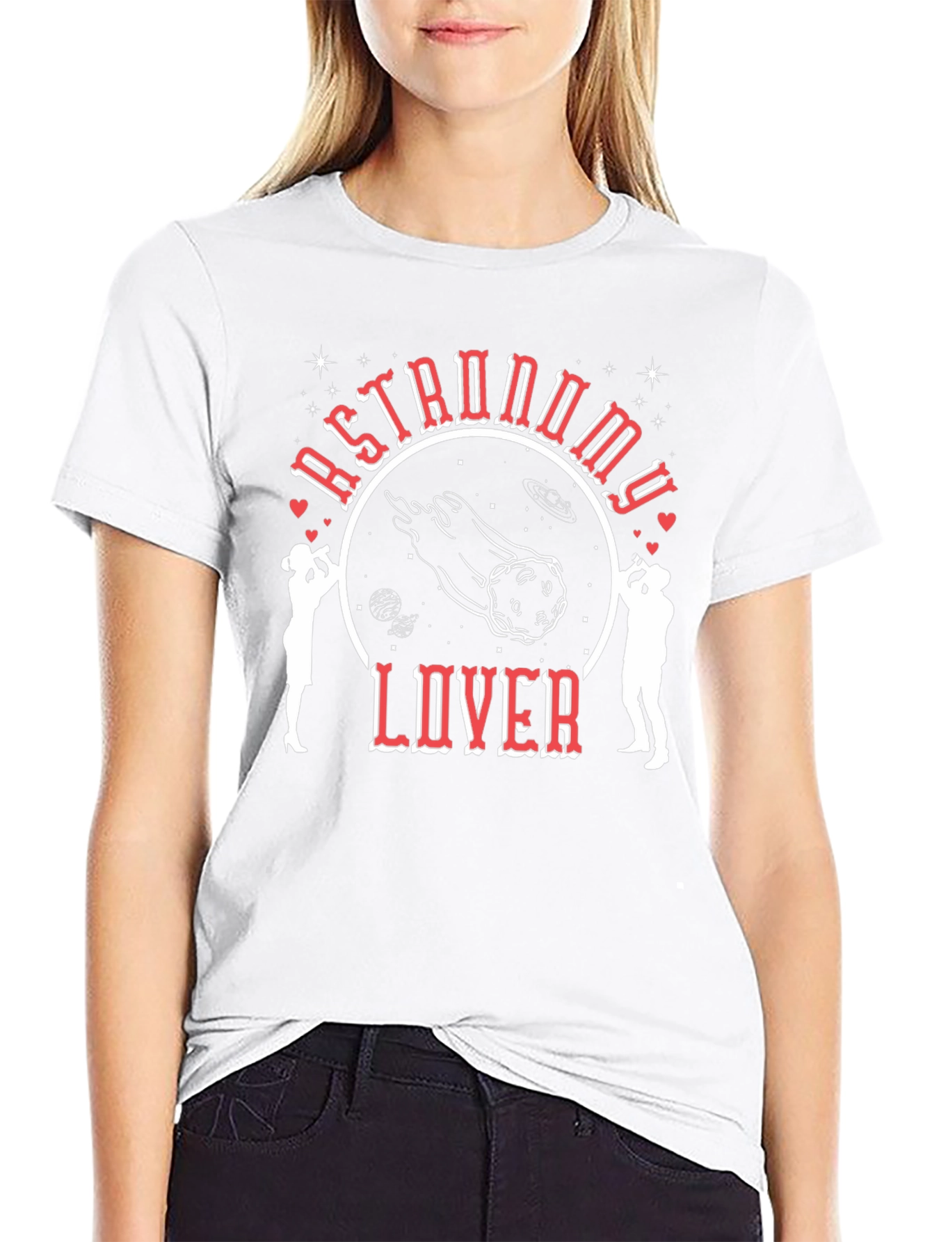 Camiseta Negra Astronomy Lover