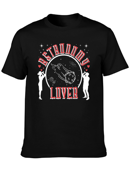 Camiseta Negra Astronomy Lover