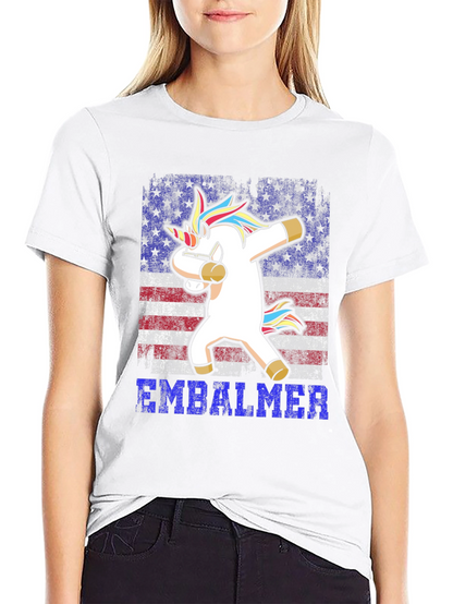 Camiseta Embalmer Unicornio USA