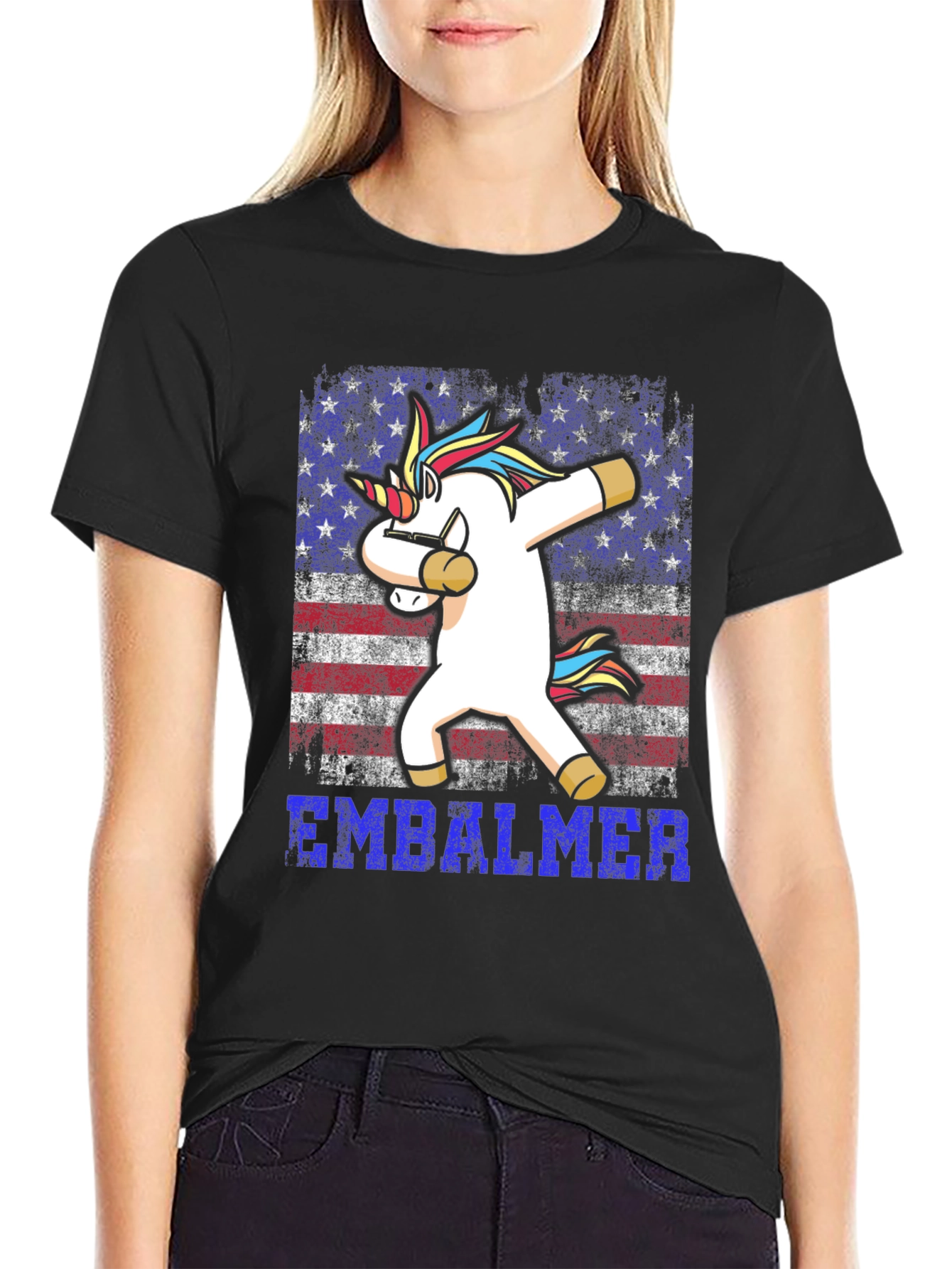 Camiseta Embalmer Unicornio USA