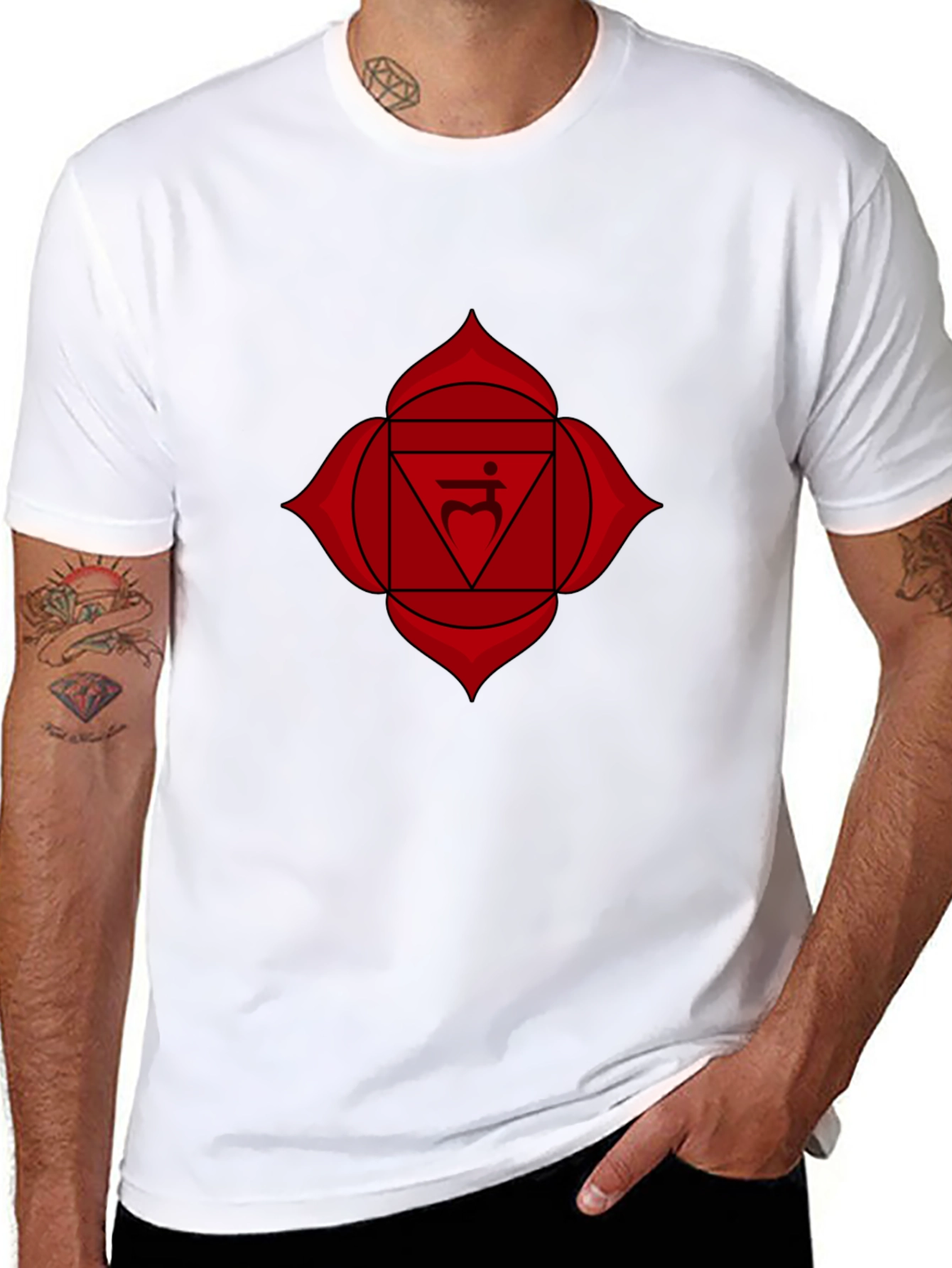 Camiseta Hombre Chakra Raíz